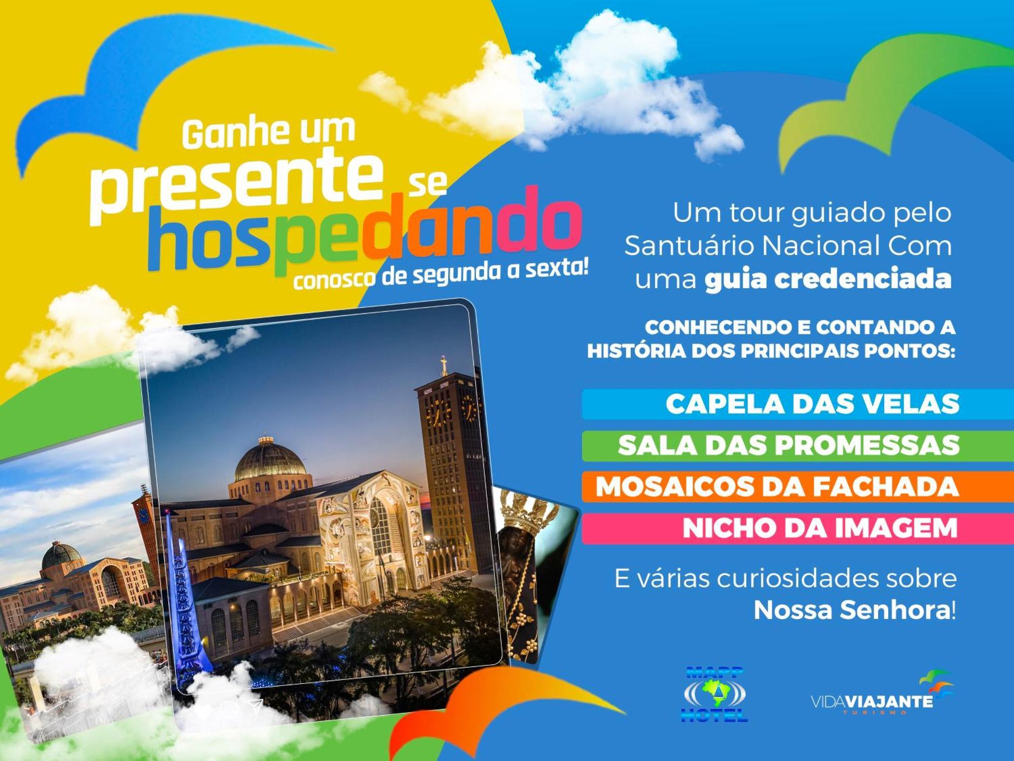 Mapp Hotel Aparecida-Sp Esterno foto